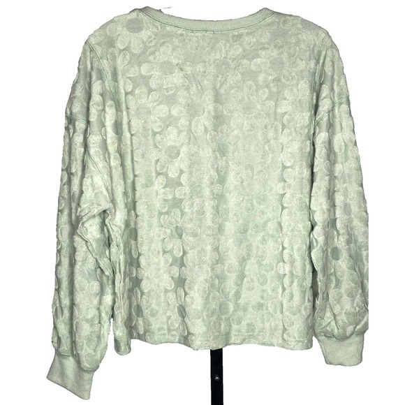 NEW JODIFL Pants Shirt Set Women Size small terrycloth Cotton Blend Lounge Boho - Picture 7 of 10